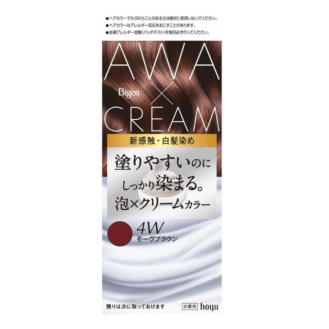 【医薬部外品】ビゲン 泡クリームカラー4W 1剤 50g + 2剤 40g + アフターカラー美容液 5ml