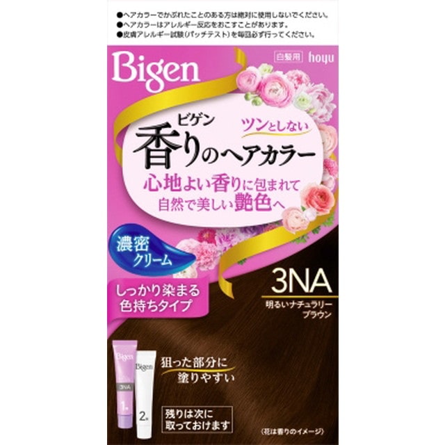 【医薬部外品】ビゲン 香りのヘアカラー クリーム 3NA 明るいナチュラリーブラウン 40g+40g