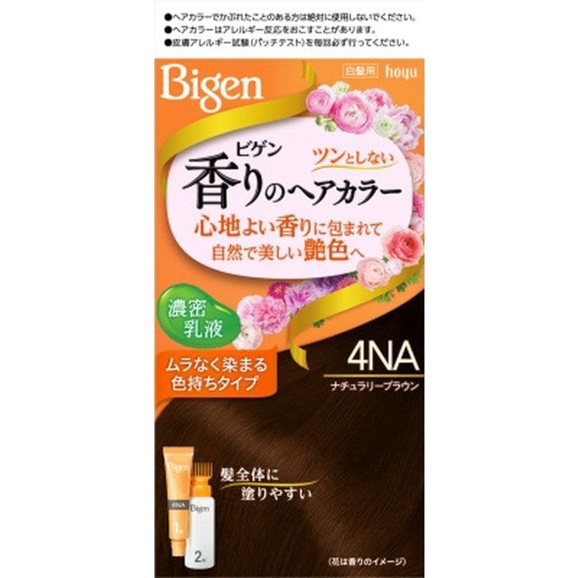【医薬部外品】ビゲン 香りのヘアカラー 乳液 4NA ナチュラリーブラウン 40g+60ml