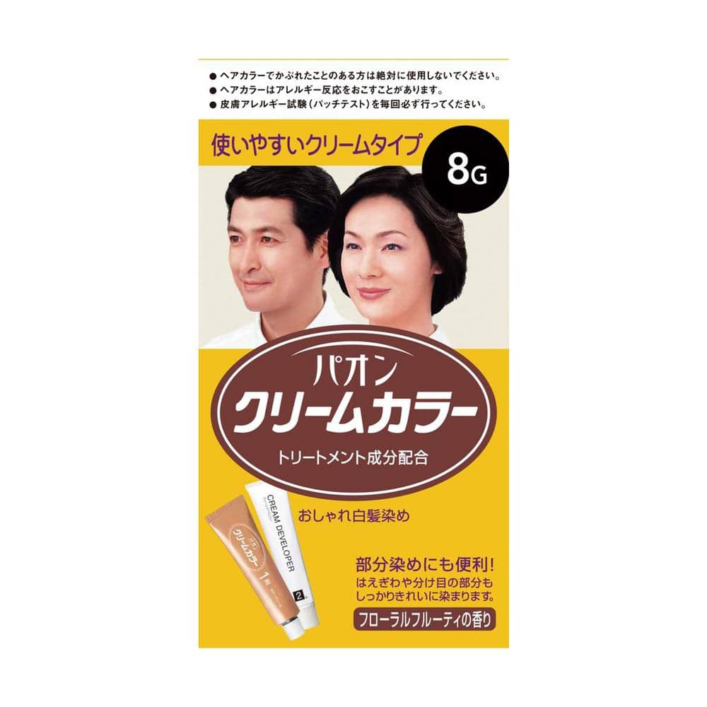 【医薬部外品】ヘンケル パオン クリームカラー 8G 自然な黒色 40g＋40g   【3個セット】