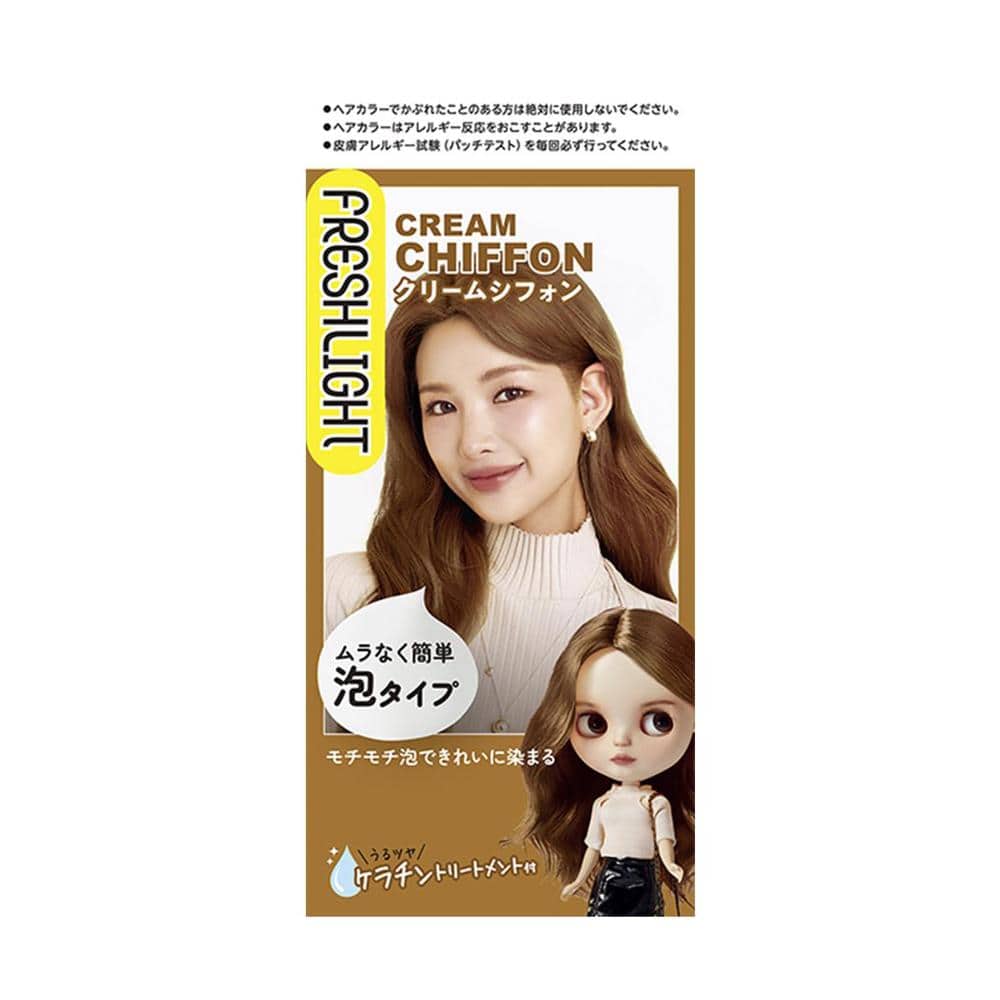 【医薬部外品】ヘンケル フレッシュライト 泡タイプカラー クリームシフォン 【3個セット】