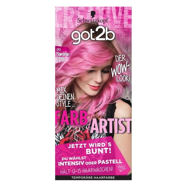 ヘンケルジャパン got2b(ゴットゥービー) カラークリーム フラミンゴピンク