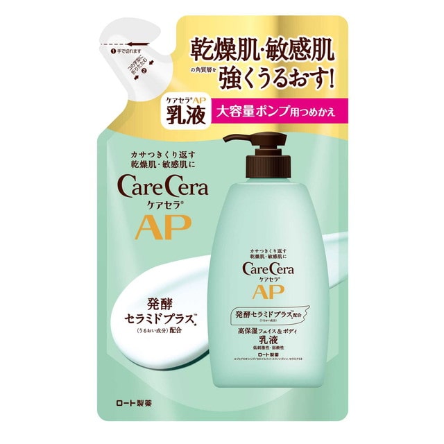 ケアセラAP フェイス&ボディ乳液 大容量つめかえ用 370ml