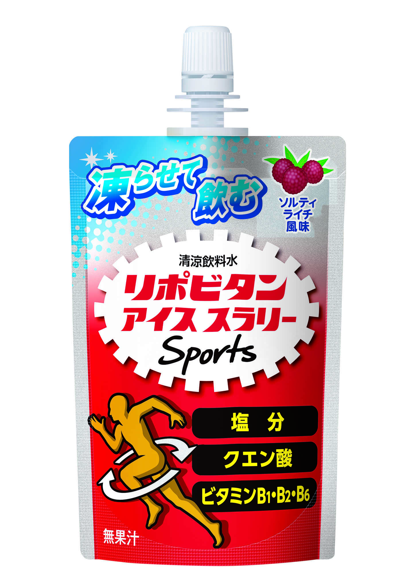 ◆大正製薬 リポビタン アイススラリー ソルティライチ風味 120g×6個入