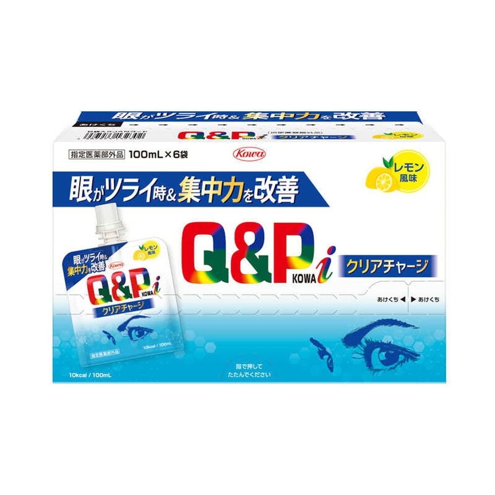 【指定医薬部外品】興和 キューピーコーワi クリアチャージ レモン風味 100ml×6袋