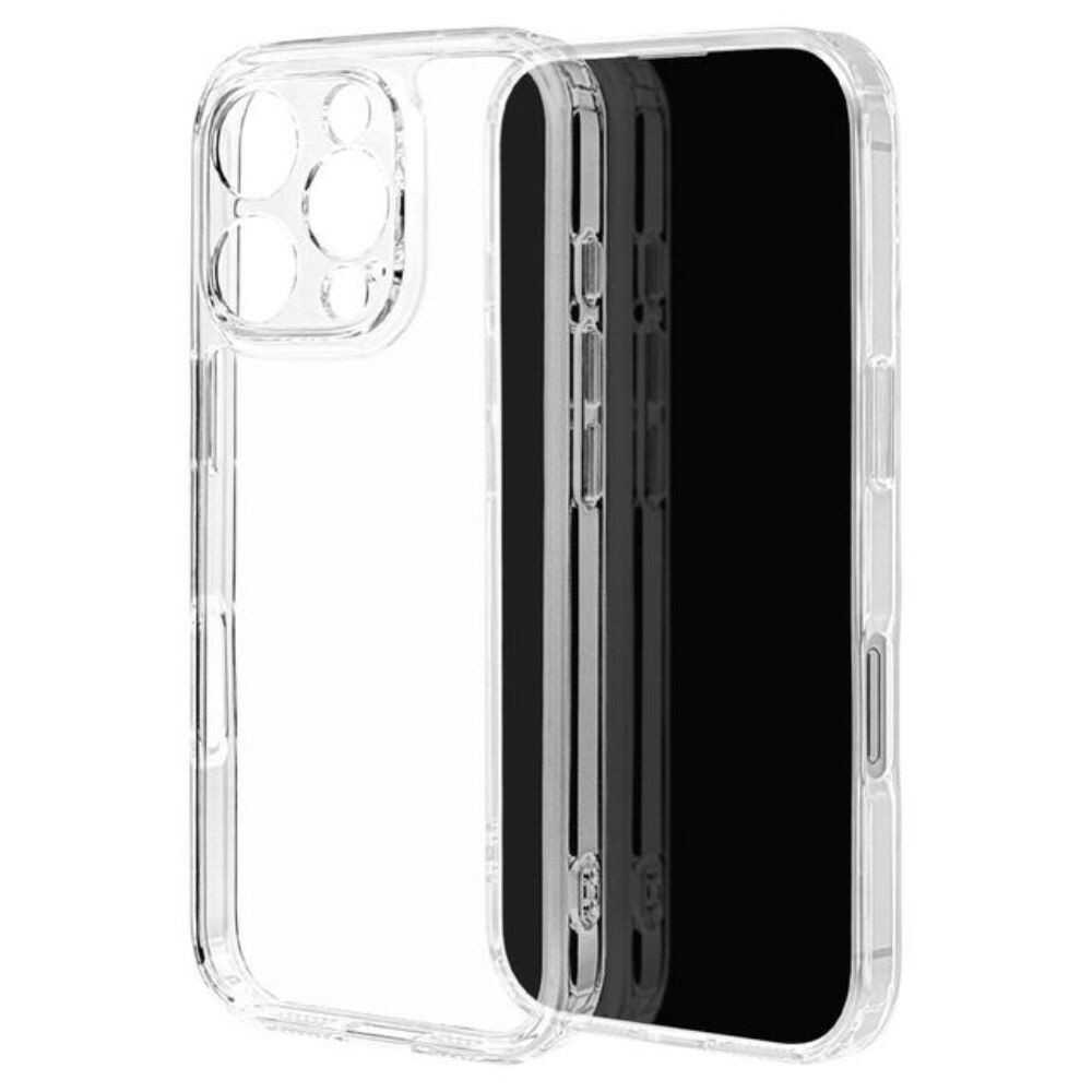 テレホンリース iPhone16Pro 極限保護 クリア TPU ワイヤレス充電対応