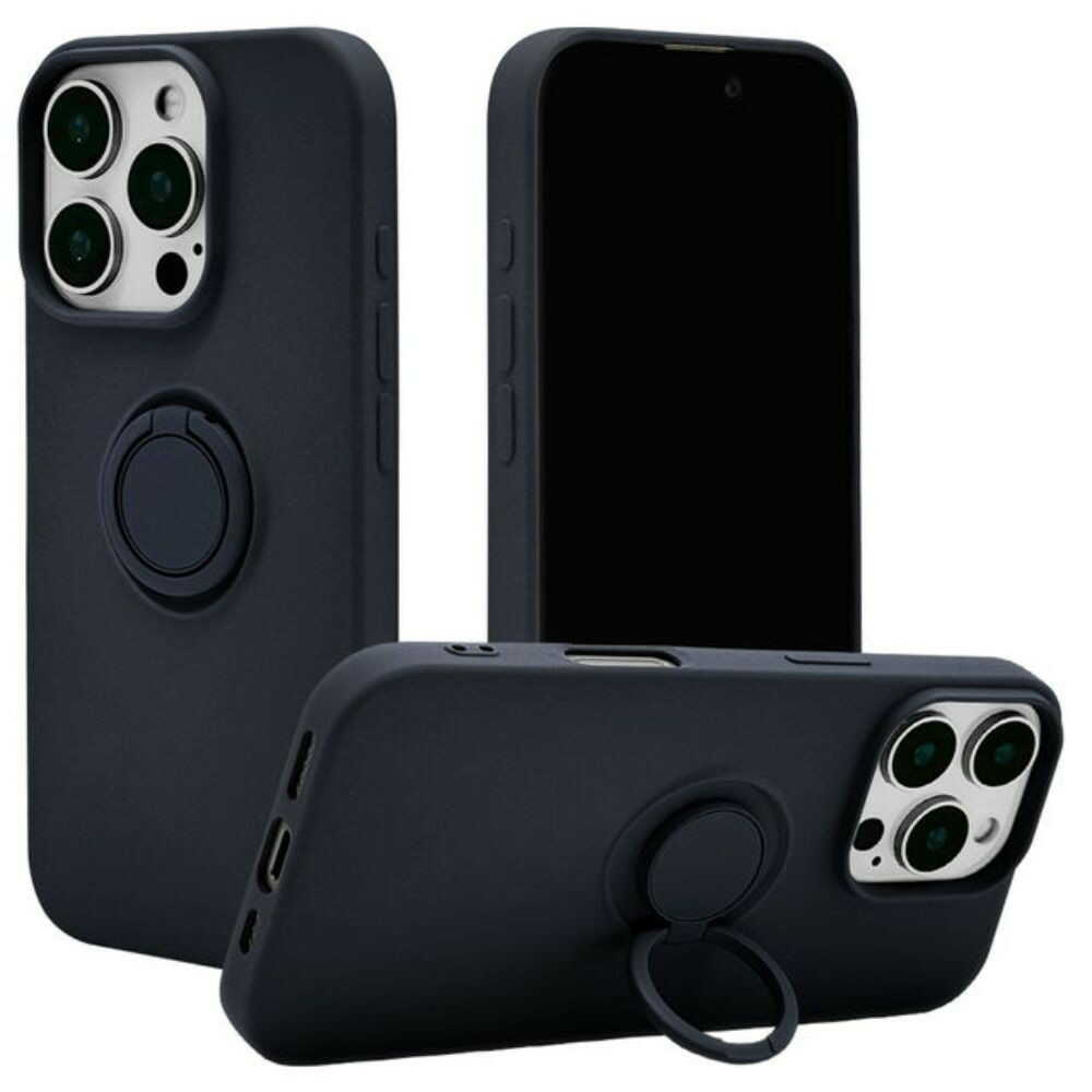 テレホンリース iPhone16Pro ケースカバー ネイビー