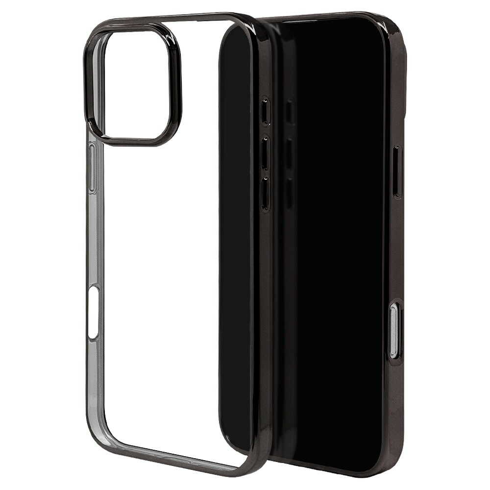 テレホンリース iPhone16 Pro Max TPUメタルフレーム ブラック 8275IP467PTPBK