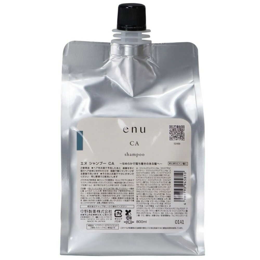 中野製薬 enu(エヌ) シャンプー CA レフィル 800ml