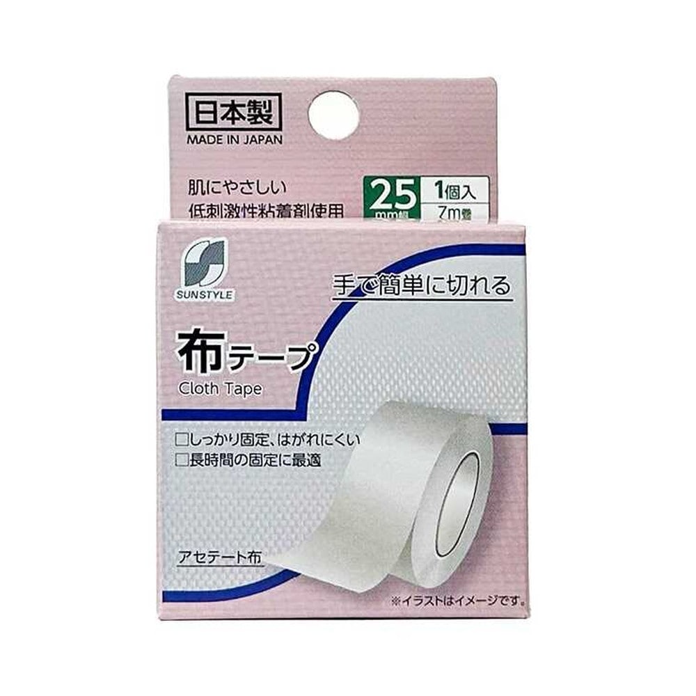SUN STYLE（サンスタイル） 布テープ 25mmx7m 1巻   【6個セット】