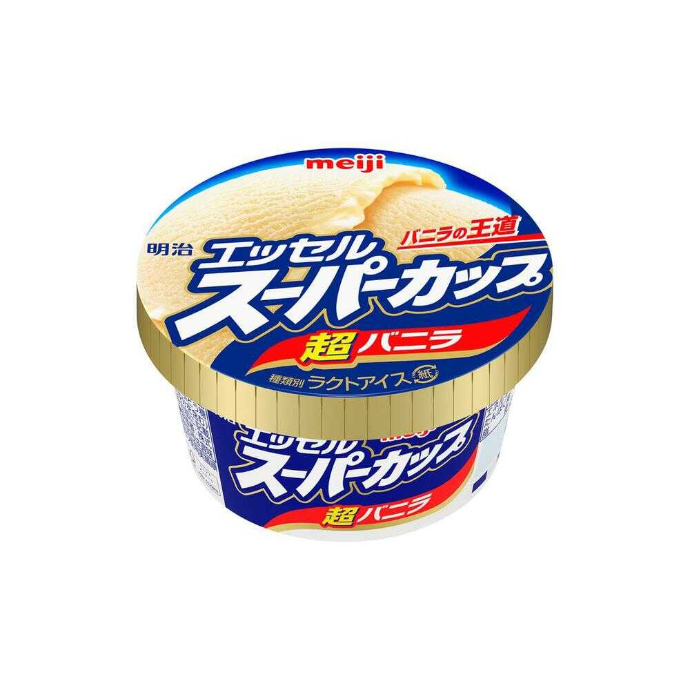 ◆［アイス］  明治  エッセルスーパーカップ超バニラ  200ml×6個    メーカー直送  クール便  ▼返品・キャンセル不可【他商品との同時購入不可】