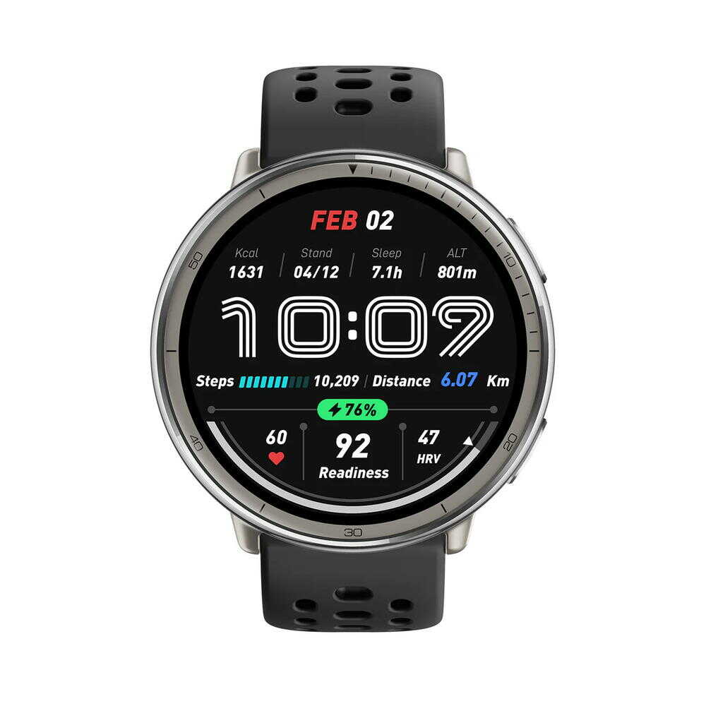 アースリボーン Amazfit Active 2 （Round） ブラックシリコン