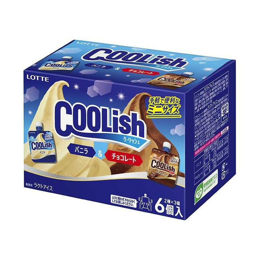 ◆［アイス］  ロッテ  クーリッシュ  マルチ  バニラ＆チョコレート  480ml×8個    メーカー直送  クール便  ▼返品・キャンセル不可【他商品との同時購入不可】
