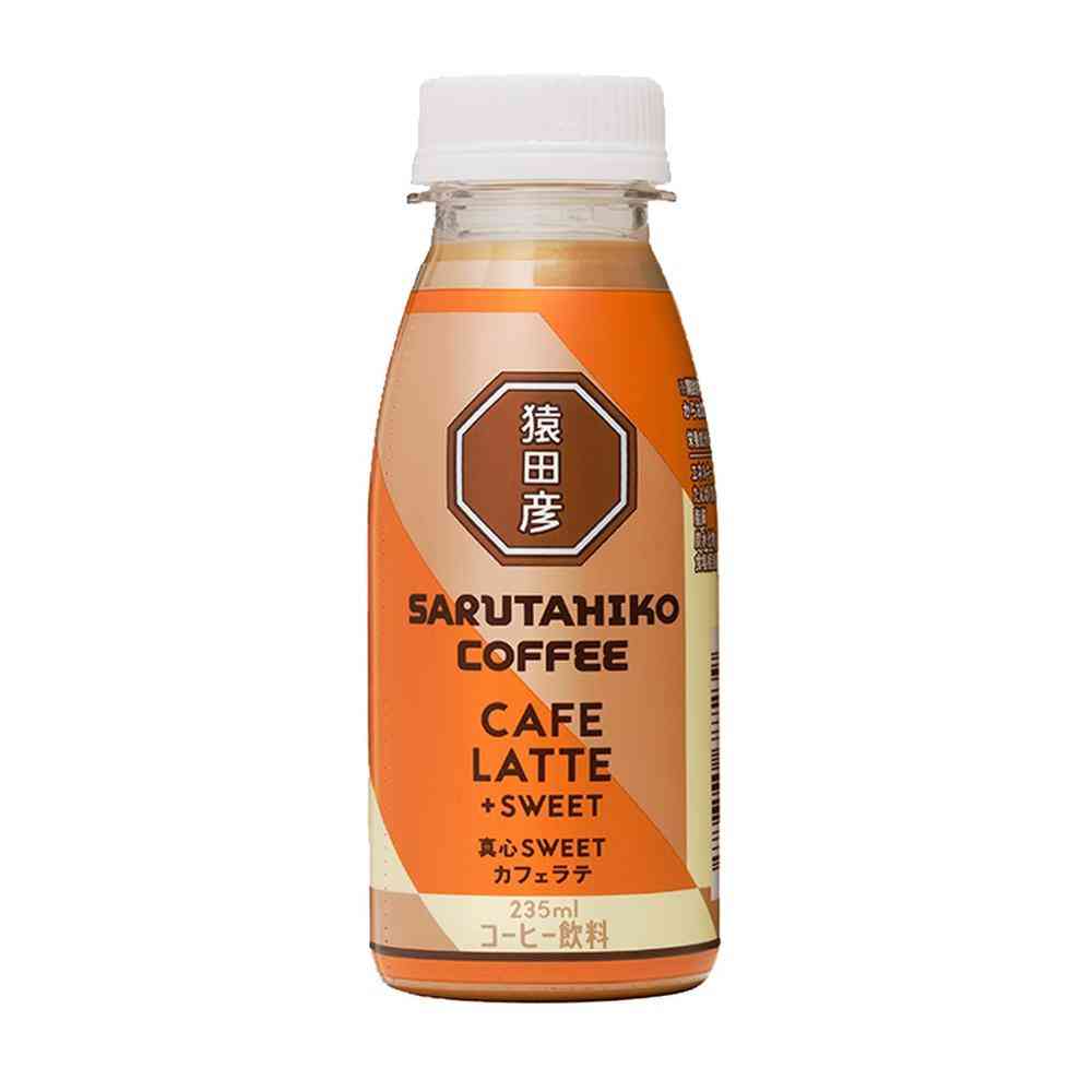 ◆[冷蔵] 猿田珈琲 真心SWEETカフェラテ 加糖 235ml×12本 メーカー直送 クール便 ▼返品・キャンセル不可【他商品との同時購入不可】