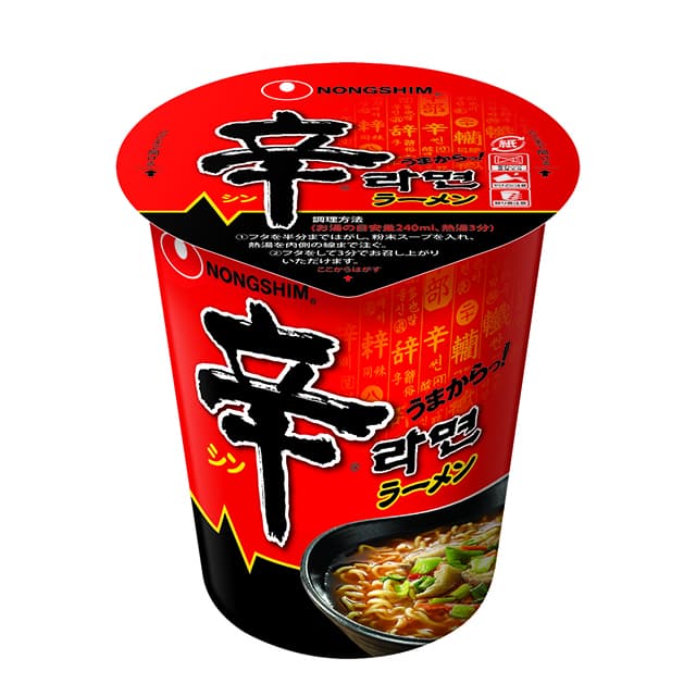 ◆農心 辛ラーメン カップ 68g【12個セット】