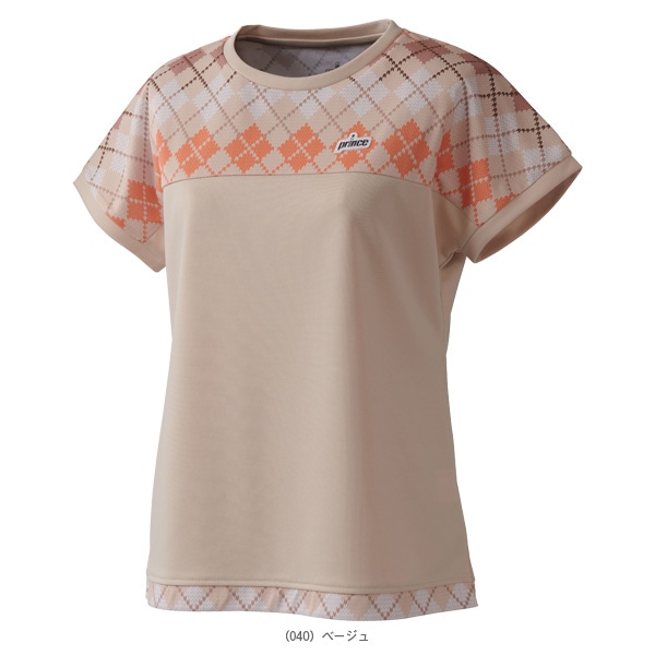 新作　テニスウェア　プリンス　　ゲームシャツ／レディース（WF4099） プリンス テニスウェア（レディース）] ゲームシャツ レディース