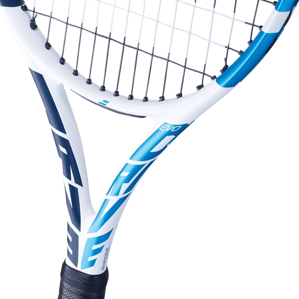 美品　バボラ　エボドライブ　G1 ホワイト バボラ テニスラケット] エボドライブW／EVO DRIVE W（101537）(G1