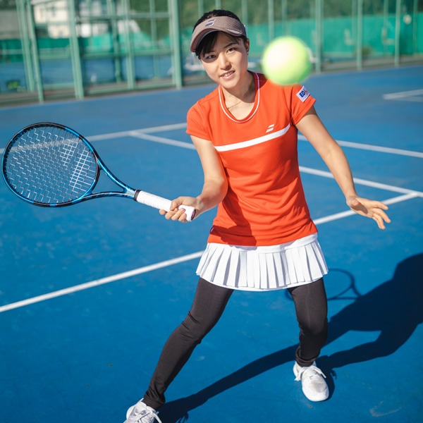 バボラレディーステニスウェア 新品タグ付きシャツ&サンバイザー未使用品 バボラ テニスアクセサリ・小物] サンバイザー／PURE VISOR