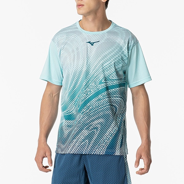 ミズノ テニスウェア（メンズ/ユニ）] ドライエアロフローキープライト