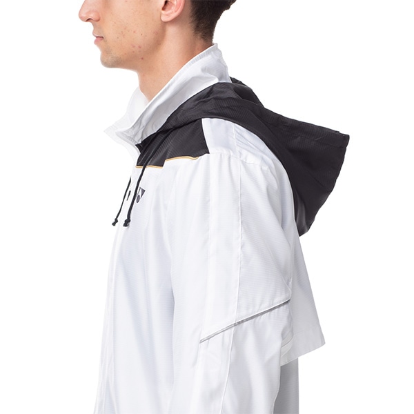 ヨネックスウィンドウォーマーシャツ　yonex ホワイト　白　パーカー 楽天市場】ヨネックス メンズ レディース 裏地付ウィンドウォーマー