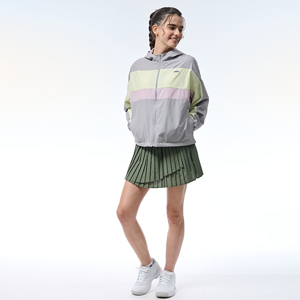 プリンス テニスウェア（レディース）] ラッププリーツスカート