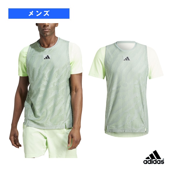 [アディダス テニス・バドミントンウェア（メンズ/ユニ）] テニス メッシュTシャツ PRO／メンズ（IKL80）