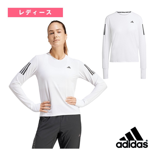 [アディダス ランニングウェア（レディース）] オウンザラン長袖Tシャツ レディース IKM77