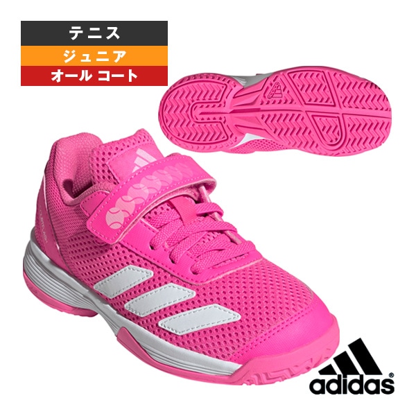 [アディダス テニスシューズ] コートフラッシュ COURT FLASH K CF C オールコート ジュニア JR4428