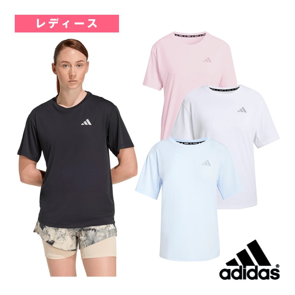 [アディダス ランニングウェア（レディース）] ランエッセンシャルTシャツ RUN ESS TEE レディース LA749