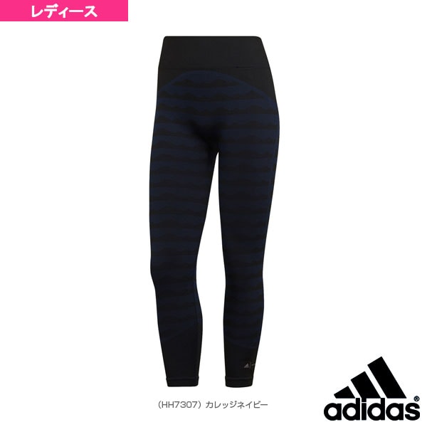 [アディダス フィットネスアンダーウェア] W MARIMEKKO AEROKNIT 7／8 TIGHTS／マリメッコ エアロニット 8分の7丈タイツ／レディース（ZG561）