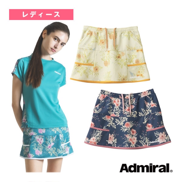 [アドミラル(Admiral) テニスウェア（レディース）] ラインヘムフラワースコート レディース ATLA515