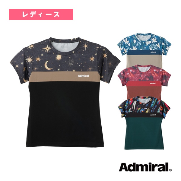 [アドミラル(Admiral) テニスウェア（レディース）] フロントライングラフィックTシャツ レディース ATLA532