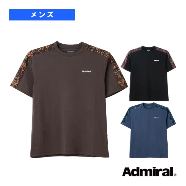 [アドミラル(Admiral) テニスウェア（メンズ/ユニ）] ショルダーライングラフィックTシャツ メンズ ATMA521
