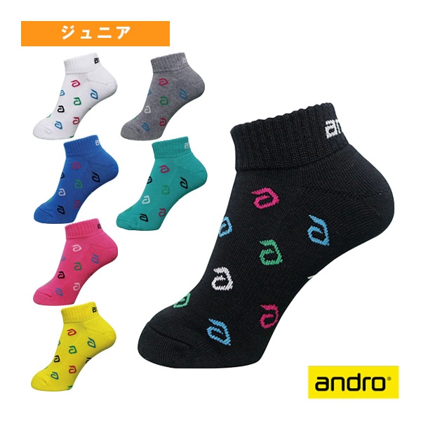 [アンドロ 卓球ウェア（メンズ/ユニ）] アンドロ アルファロゴソックス ANDRO ALPHA LOGO SOCKS ジュニア 3600230xx