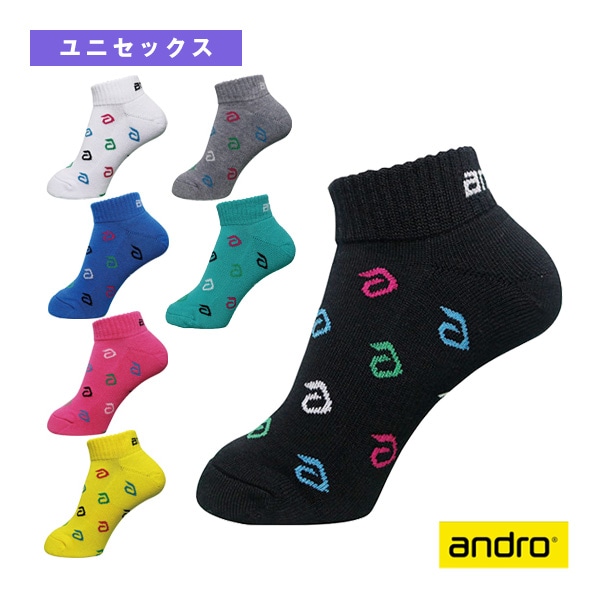 [アンドロ 卓球ウェア（メンズ/ユニ）] アンドロ アルファロゴソックス ANDRO ALPHA LOGO SOCKS ユニセックス 3600230xx
