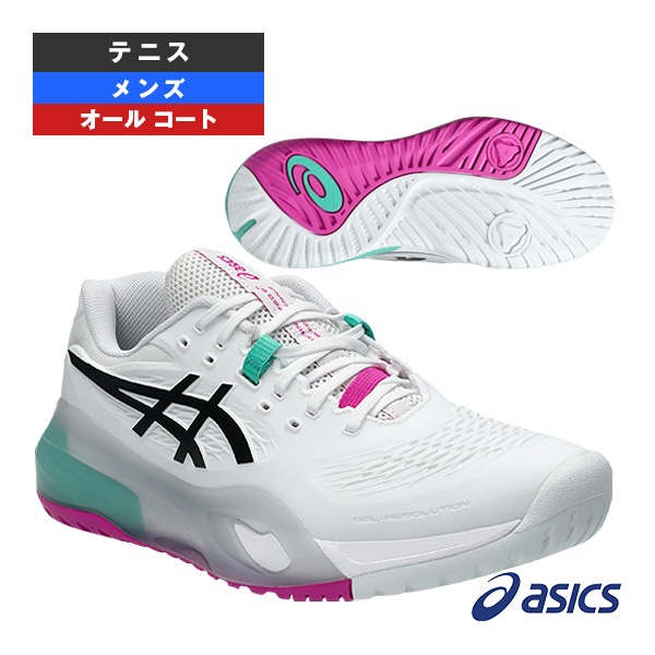 [アシックス テニスシューズ] 2026年01月下旬【予約】ゲルレゾリューション10ワイド GEL-RESOLUTION X WIDE オールコート用 メンズ 1041A487