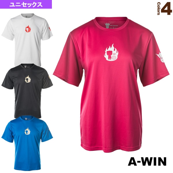 [A-WIN（アーウィン） テニス・バドミントンウェア（メンズ/ユニ）] 半袖Tシャツ／ユニセックス（AW1851LD）