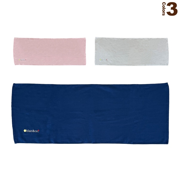 [blan ＆ co. テニスアクセサリ・小物] blan＆co.刺繍ロゴフェイスタオル（BCT005）
