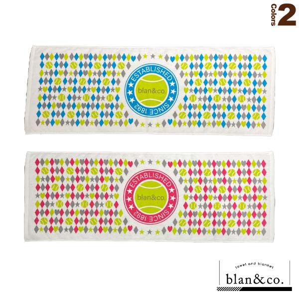 [blan ＆ co. テニスアクセサリ・小物] ボールロゴ／スポーツタオル（BCT006）