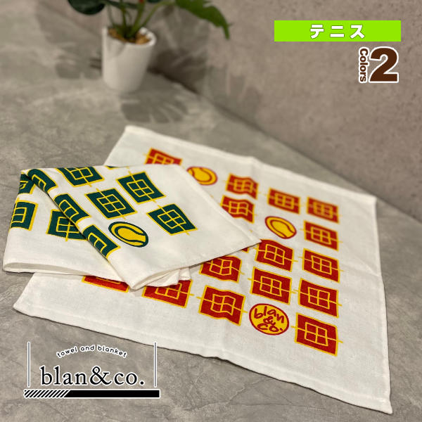 [blan ＆ co. テニスアクセサリ・小物] ハンドタオル ボールアンドコート BCT011