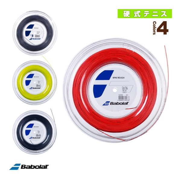 [バボラ テニスストリング（ロール他）] RPM ラフ／RPM ROUGH／200mロール（243140）