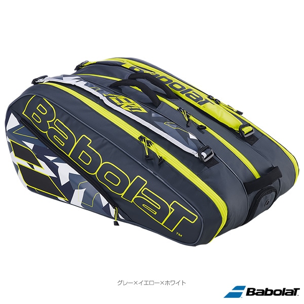 [バボラ テニスバッグ] ピュアアエロラケットバッグ／PURE AERO RACKET HOLDER×12／ラケット12本収納可（751221）