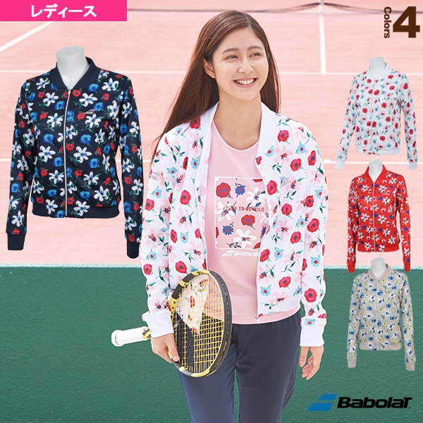 [バボラ テニス・バドミントンウェア（レディース）] ライトジャケット／カラープレイライン／レディース（BTWNJK42）