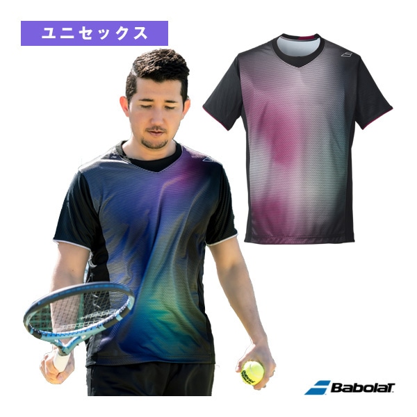 [バボラ テニスウェア（メンズ/ユニ）] ピュアレンジ ショートスリーブシャツ PURE SHORT SLEEVE SHIRT ユニセックス BUG5353