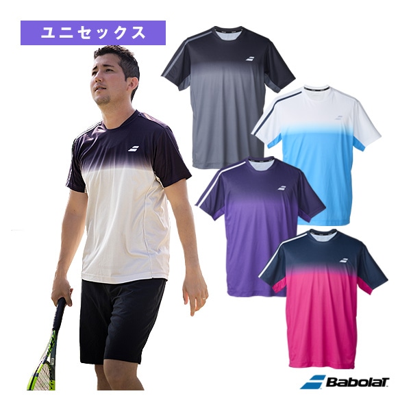 [バボラ テニスウェア（メンズ/ユニ）] クラブレンジ 半袖シャツ CLUB SHORT SLEEVE SHIRT ユニセックス BUG6310C