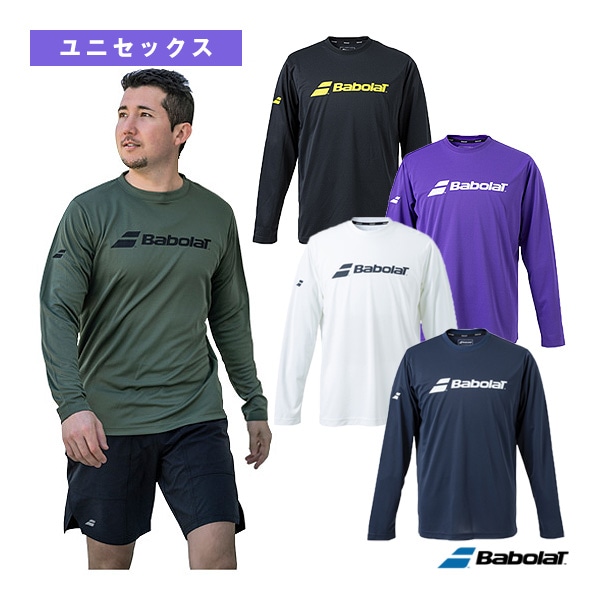 [バボラ テニスウェア（メンズ/ユニ）] クラブレンジ 長袖プラクティスシャツ CLUB LONG SLEEVE SHIRT ユニセックス BUP4510C