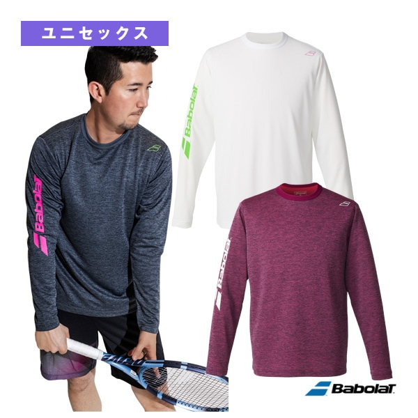 [バボラ テニスウェア（メンズ/ユニ）] ピュアレンジ 長袖シャツ PURE LONG SLEEVE SHIRT ユニセックス BUP5553