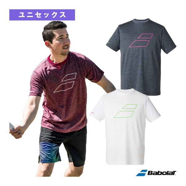 [バボラ テニスウェア（メンズ/ユニ）] ピュアレンジ 半袖シャツ PURE SHORT SLEEVE SHIRT ユニセックス BUP5554