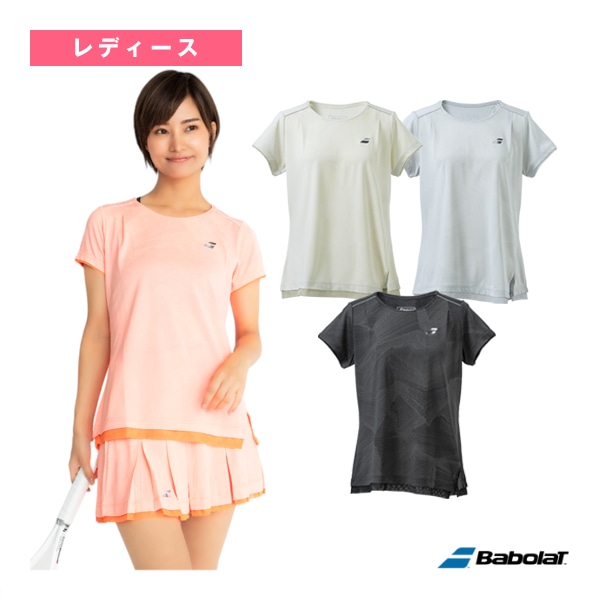 [バボラ テニス・バドミントンウェア（レディース）] VS RANGE／半袖ゲームシャツ／VS SHORT SLEEVE SHIRT／レディース（BWG4321）