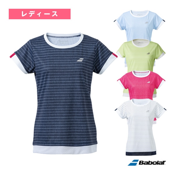 [バボラ テニスウェア（レディース）] クラブレンジ 半袖ゲームシャツ SHORT SLEEVE SHIRT レディース BWG4330C